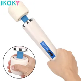 Ikoky Magic Wand Massager Av Rod Sexy Toys for Women Clittoris Stymulator duży rozmiar Mocny wibrator