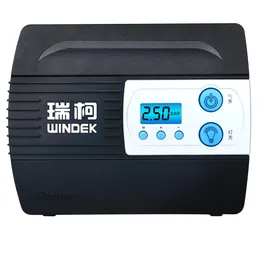 Windek المحمولة 12 فولت 100psi سيارة السيارات دراجة نارية الإطارات نافخة مضخة السيارات ضاغط الهواء مع وظيفة مسبقة مسبقا