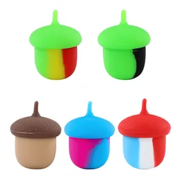 Storage bottles 5ml Pinecone container silicone jars Eco-friendly boxes nonstick containers unbreakable and portable