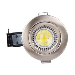 Sterowniki 4 x GU10 ogień oceniono wpuszczony downlight satyna chromowana stała reflektor IP2085x132mm wysokiej jakości stojak ogniowy