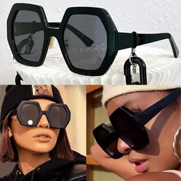 Óculos de sol explosivos de luxo masculino e feminino