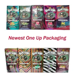 One Up Chocolate Bar Packaging Box الفطر 3.5 جرام 3.5G Oneup صناديق التعبئة والتغليف ملفات تعريف الارتباط وشوكولاتة الحليب الكريمي صندوق عرض رمز الاستجابة السريعة ملصق رمز الاستجابة السريعة