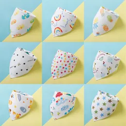 Baby Feeding Bibs Cotton Triangle Towel Dirt Proof Kids Burp Cloths Water Uptake Children's Bib 1 43bb E3