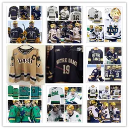 XFLSPカスタムND St​​itche 27 Trevor Janicke Hockey Jersey 20 Jake Pivonka Jersey 21 Max Ellis 22 Jackrare 23 Brady Bjork 24 Spencer Stastne 25