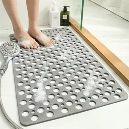 Eovna Shower Mat PVC Bathroom Non-slip Round Silicone Non-Slip Massage Suction Pad Foot 220511