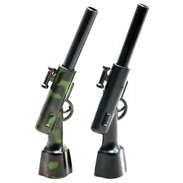 Mini Mini metralhadora em forma de metal tubo de tubo portátil Rifle portátil Camuflagem Multicolor Pipes Fumping Conjunto