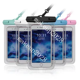 Transparentes Telefon wasserdichtes Bag Party bevorzugt universelle Handy -Taschen Sommer -Schwimm -Tauchzubehör mit Lanyard