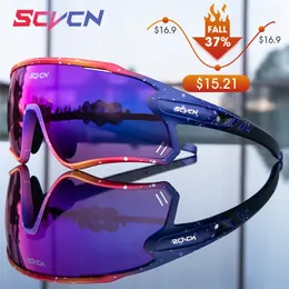 SCVCN POCHROMIC Bisiklet Gözlükleri MTB Binicilik Güneş Gözlüğü UV400 Polarize Balıkçılık Gözlükleri Kadın Bisiklet Bisiklet Gözü 220629