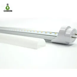 Tubos LED T8 Luz G13 2 pés 3 pés 4 pés 5 pés 9W 13W 18W 22W 25W 2835SMD AC85V-265V Lâmpada LED Iluminação 25Pieces/lote