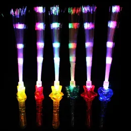 41cm Led Flashing Stick Toy Colorful Sticks Light Magic Wands Stick Toys Glow by Fiber Optic Concert C0414
