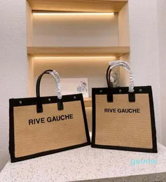 2022 Женская сумочка Rive Gauche Tote Supper Sucking Sadcags Top Lense Большой пляжные сумки дизайнер переход по перекрестным плечам кошелек