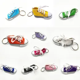 Mini taklit tuval ayakkabıları anahtarlık moda sporu ünlü figür spor ayakkabıları anahtar zinciri bagaj araba kişiselleştirilmiş kolye yaratıcı hediyeler