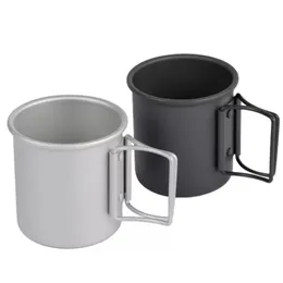 300ml aluminium alloy Tea Cups Camping Mug Titanium Tumblers Portable Outdoor Travel Coffee Mug Cup For Camping/Travel/Home Use LK0040