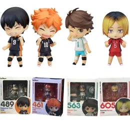 Anime Figure Haikyu Hinata Shoyo #461 Kageyama Tobio #489 Oikawa Tooru #563 Kozume Kenma #605 Cute Action Sport Kids Toys Doll 220520