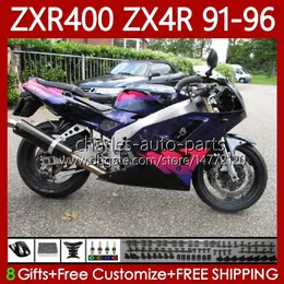 Bodykit für KAWASAKI NINJA ZXR 400 CC ZX-4R ZXR400 91 92 93 94 95 96 Verkleidung 138Nr