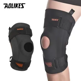 AOLIKES Spring Support Running Knee Pads Basketball Hiking Compression Shock Absorption Breathable Meniscus Protector 220812