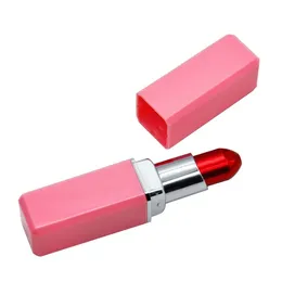 Tubo con filtro multiplo per fumare Diserbo a forma di rossetto Travestimento Tubi metallici Lunghi realizzati in alluminio e ABS Bruciatore per erbe aromatiche