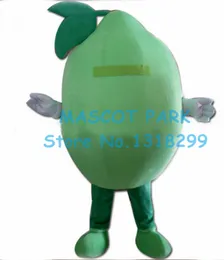 Талисман кукла костюм талисмана лайм талисман костюм для взрослых оптом мультфильм зеленый лимон лимона лимона тема аниме костюмы карнавальные