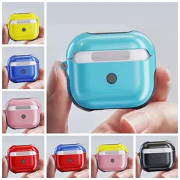 AirPods Pro2 3Gen 3 Airpod Pro 2 Earphone PC Plastic Soft TPU Case Pods 1 2Genショックプルーフシェルプロテクターカバースキンポーチの豪華なハードケース