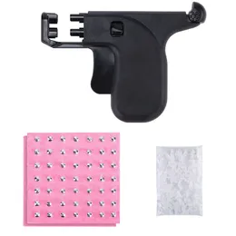 Body Jewelry Piercing Gun With Ear Stud Tools Ears Nose Navel Belly Piercing Tool Disposable Sterile Guns 98pcs Studs Kit