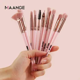 Nxy Maquiagem Escovas Pro 3 5 12 PCs Conjunto Eyeshadow Eyeliner Eyesh Eyelash Escova Escova Beleza Maquiagem Ferramentas de Mistura Maquiagem 0406