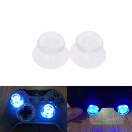 Light Up Thumbsticks وزارة الدفاع مع قبعات Thumbstick واضحة ل PS4 PlayStation DIY Controller تتمتع وقت لعبتك