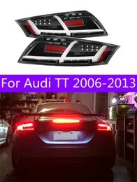 För Audi TT Taillight Assembly 2006-2013 Reserving Lights Drl Running Light Bi-Xenon Beam Fog Lamp Full LED Signal BULB