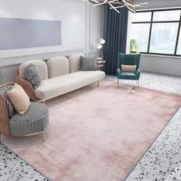 카펫 솔리드 컬러 간단한 거실 카펫 침실 장식 러그 고품질 대형 지역 홈 인테리어 플로어 매트 라운지 러그