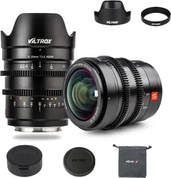 Viltrox 20mmt2.0 L-Mount Prime Cinematic MF Wide Lenses for Panasonic/Leica L Camera Lens