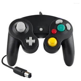 Kontrolery gier Joysticks Seenda przewodowy GamePad kontroler do przełącznika NGC GC joystick Wiiu Wii Akcesoria wibracje gami alar22