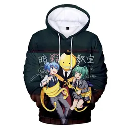 Sudaderas con capucha para mujer, novedad creativa, clásico Anime Assassination Classroom 3D, sudadera de manga larga para niños/niñas, Korosensei, hombres/mujeres P