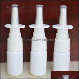 Storage Bottles Jars Home Organization Housekee Garden 1Pcs Nasal Mouth Mist Spray Pump Bottle Empty For Medicines Packaging 10Ml Plastic