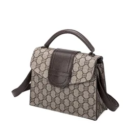 Versatile women's bag summer new simple printing small square bag style sling one Shoulder Messenger Bag Purses_WTPQ