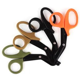 Outdoor Multifunctional Survival Gauze Scissor Emergency Tools Stainless Steel Handmade Scissors Tailor Shears