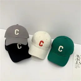 Baby Hat Spring i jesienna cienka sekcja Słońca szczytowa czapka przeciwsłoneczna bawełniana baseballowa czapka baseballowa GC1335