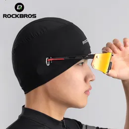 ROCKBROS Cycling Women Men's Cap Balaklava With Glasses Holes Anti-uv High Elasticity Breathable Reflective Bandana Hat 220513
