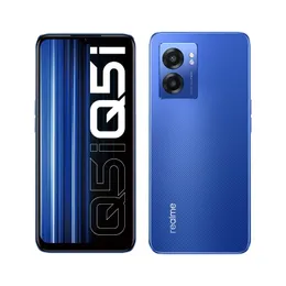 Orijinal Oppo Realme Q5I 5G Cep Telefonu 4GB 6GB RAM 128GB ROM Boyutluğu 810 Android 6.58 "90Hz LCD Tam Ekran 13MP 5000mAH Yüz Kilidini Açma Kimliği Akıllı Cep Telefonu