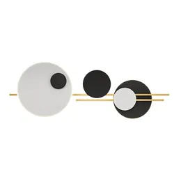 Nordiskt kreativt vardagsrum Bakgrund Vägglampor Moderna minimalistiska netröd personlighet Ring Study Bedroom Bedside Wall Lights