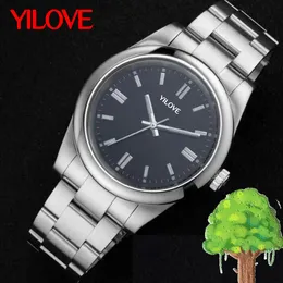 Estilo de moda de alta qualidade Dating automático Relógio completo de aço inoxidável esportes de luxo Relógio mecânico do relógio luminoso Montre Birthday Gift Wristwatch