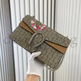 Łańcuch Dionizianss Floral Bag luksusowy projektant marki mody torebki na ramię torebki wysokiej jakości crossbody