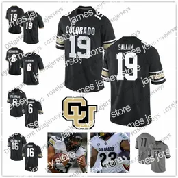 NCAA Jersey NCAA Colorado Buffalos # 19 Rashaan Salaam 16 Mason Crosby 6 Paul Richardson 9 Juwann Winfree