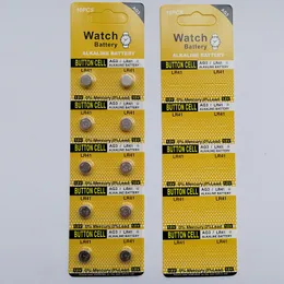 AG3 LR41 Alkaline Button Cell Battery Watch Batterier 1.5V 50Cards/Lot