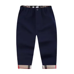 Designer-Hose für Kinder, Frühling und Herbst, Marineblau, vielseitige Hose für Jungen, Freizeithose, modische Hose für Kinder, Größe 90–140, PSK118