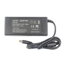 Transformador de iluminação Adaptador de potência padrão US/UE 12V 24V 60W 120W DC Plugue de macacos CCTV AC