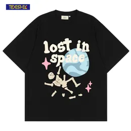 TIDESHEC Harajuku Tshirt Streetwear Letter Creative Skull Print T Shirt Summer Cotton Short Sleeve Hip Hop T Shirt Top Tee 220610