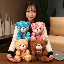 Süße Teddybär Plüschspielzeug 25 cm Mädchen Kissen Puppen Plüsch Home Bett Dekoration Kinder Geburtstag Geschenke