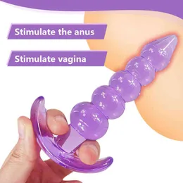 Nxy Sex Anal Toys Safe Silicone Dildo Beads Butt Plugs Unisex