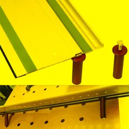 プロのハンドツールセットアルミニウム合金ガイドレールトラックワークベンチペグブレーキベンチクランプ20mmドッグホール木工テーブル制限ブロック作業