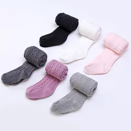 Leggings Tights 2022 Autumn Winter Fake Velvet Solid Candy Color Baby Girl Stockings Cotton Warm Pantyhose 2-10y