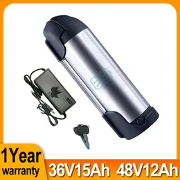 Lithium Ion Battery 36v 13ah 14Ah 15Ah 17.5Ah 48V 10.5ah 12Ah Water Bottle Electric Bicycle akku Rechargeable Battery